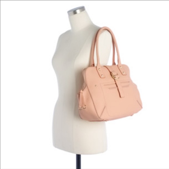 J. Crew Handbags - J Crew Borge Garveri Pink Frankie Satchel Bag